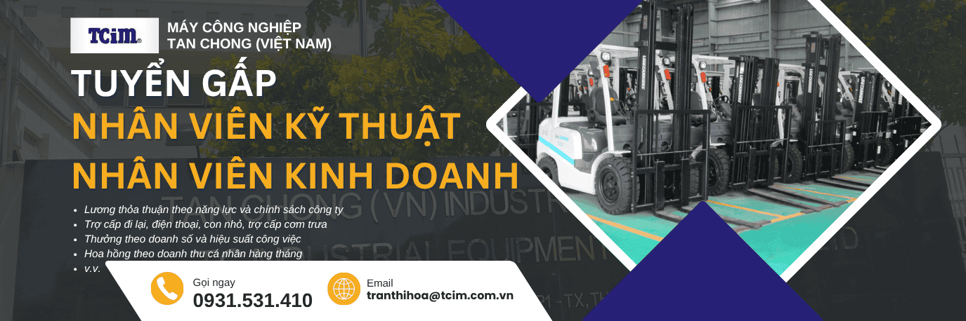 TAN CHONG VN tuyển nhân viên kỹ thuật - kinh doanh