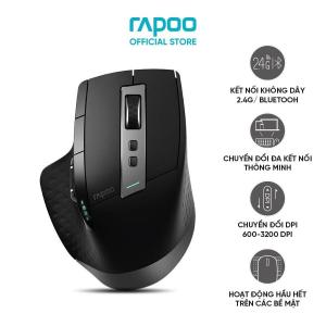 Chuột Rapoo Multi-mode Wireless MT750S - Đa thiết bị, Bluetooth 3.0/4.0 và USB Wireless