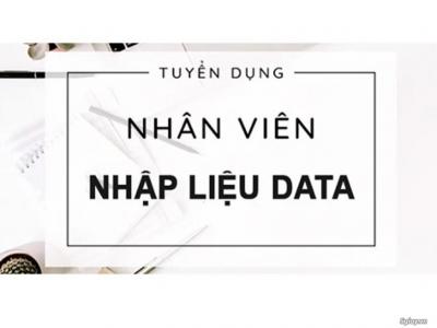 NHÂN VIÊN NHẬP LIỆU ONLINE TẠI NHÀ
